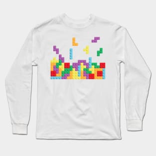 Bright tetris blocks. Long Sleeve T-Shirt
